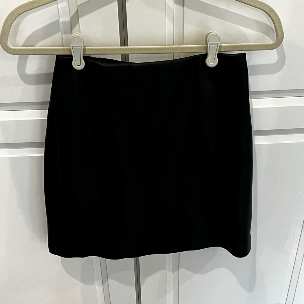 EXPRESS Faux Leather Mini Skirt Size XS